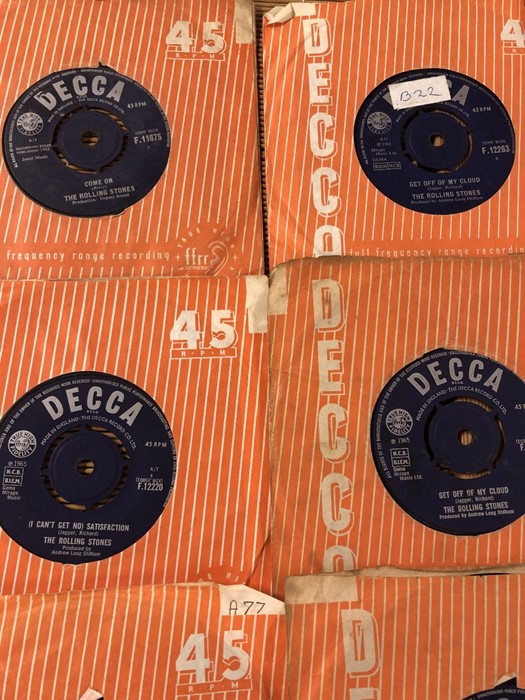 25 The Rolling Stones 7" singles and EPs including many Decca label original pressings. - Image 5 of 9