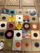 Collection of Vinyl 45's / singles to include The Beach Boys, The Animals, Bob Dylan, Procol