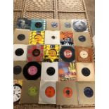 Collection of Vinyl 45's / singles to include The Beach Boys, The Animals, Bob Dylan, Procol