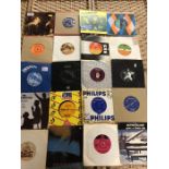 Collection of Vinyl 45's / singles to include Ringo Starr, Dave Edmonds, Elvis Costello, Roxy