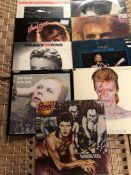 9 David Bowie LPs inc. “Station To Station”, “Young Americans”, “Hunky Dory”, “Changes One”, “