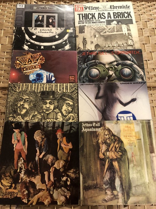 Ten LPs by Jethro Tull