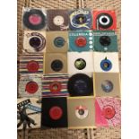 Collection of Vinyl 45's / singles to include Paul Simon, Mary Hopkins, Blondie etc