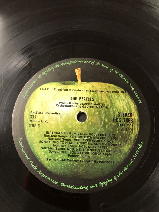 The Beatles "White Album". UK original first Apple stereo pressing "top-loader" PCS 7067/8. Numbered - Image 6 of 13
