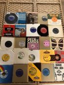 Collection of Vinyl 45's / singles to include The Who, Small Faces, XTC etc