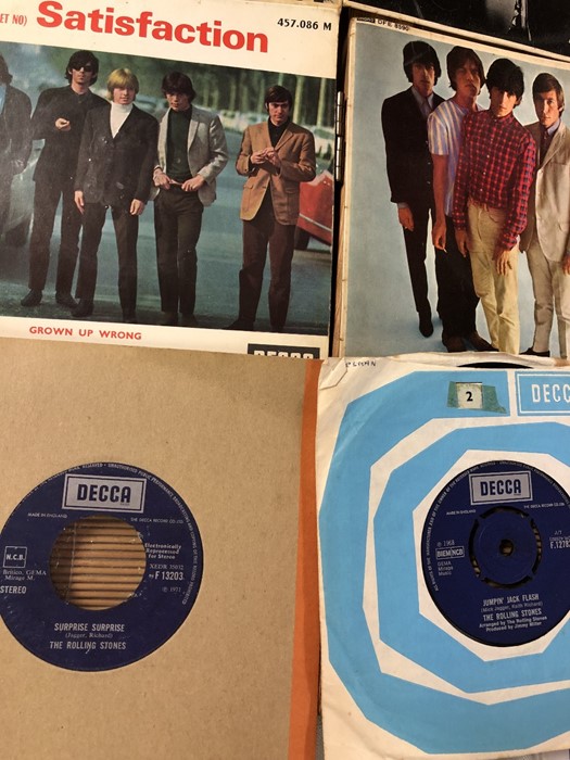 25 The Rolling Stones 7" singles and EPs including many Decca label original pressings. - Image 4 of 9