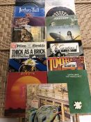 15 Seventies Progressive Rock LPs inc. albums by Jethro Tull “Thick As A Brick” (UK orig Chrysalis