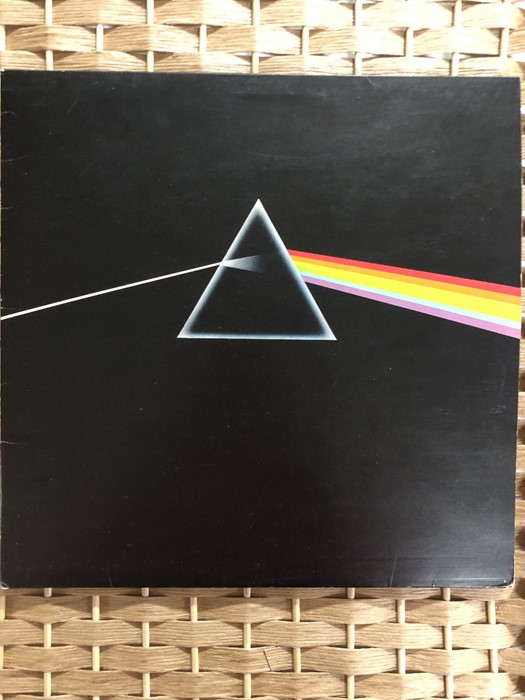 Pink Floyd single album - 'Dark Side of the Moon' - with two posters and two sets of stickers