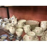 Collection of Tuscan China in a floral design and a selection of Royal Crown Derby tea ware in