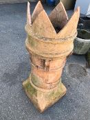 Garden furniture: A Victorian Crown chimney pot