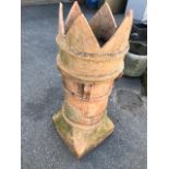 Garden furniture: A Victorian Crown chimney pot