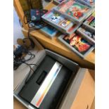 Vintage Computer: Atari 7800 in original box with a selection of 19 Games Cartridges some unopened