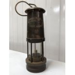 E Thomas & Williams Ltd Aberdare, approved under schedule type B Cambrian brass miners lamp approx