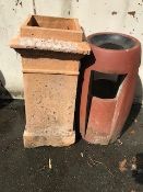 Two decorative Chimneys ideal for the garden