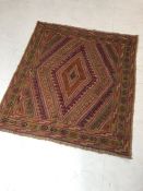 Gazak rug approx 105cm x 105cm