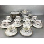 Hutschenreuther Porcelain 'Hapag-Lloyd' Shipping Line Tea service for Ten settings