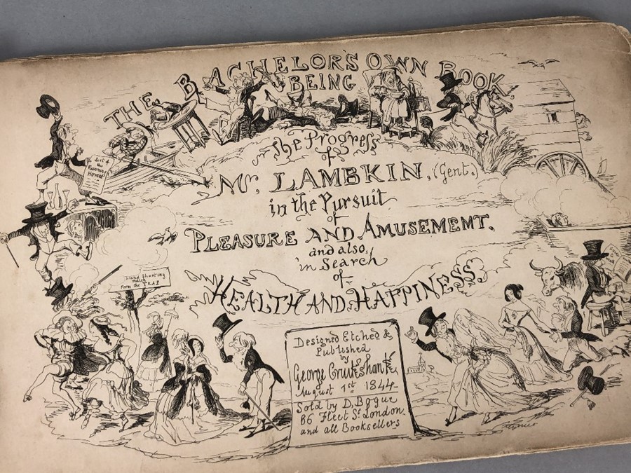 GEORGE CRUIKSHANK (1792-1878) 'The Bachelors Own Book, Being Twenty Four Passages on the Life of - Image 3 of 5
