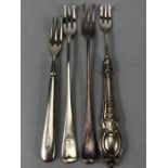 Collection of forks to include Silver