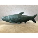 Large modern decorative model of a fish, approx 95cm in length