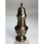 Hallmarked Birmingham Silver Sugar shaker by maker Adolph Scott Ltd approx 77g