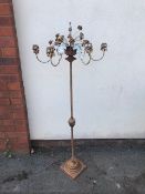 Wrought iron tall Candelabra ideal for a Garden setting