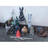 Collection of Garden ornaments