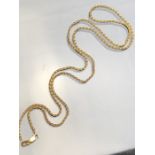 14ct Gold link necklace hallmarked and approx 42cm 4.7g