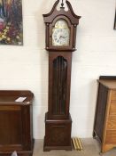 Modern long case chime clock by Tempus Fugit, marked ECS Westminster, Germany