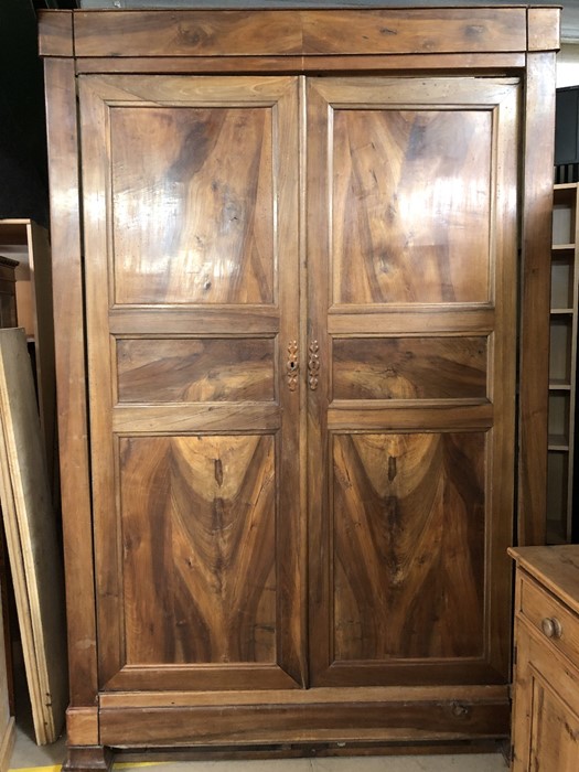 Large 19th Century French Armoire, approx 250cm tall x 154cm wide x 68cm deep