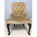 Victorian upholstered bedroom chair
