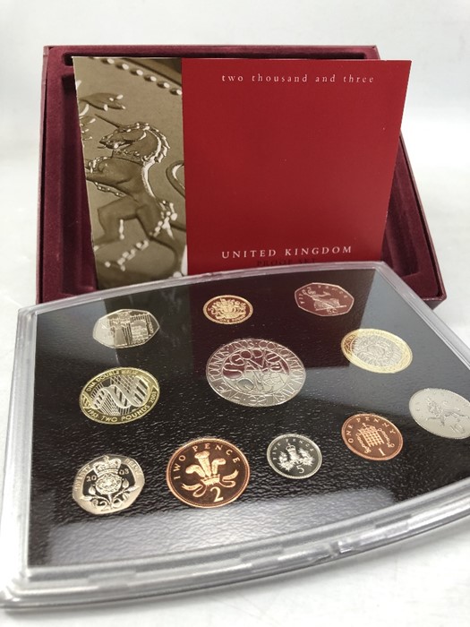 ROYAL MINT 2003 PROOF SET OF 11 COINS COMPLETE IN ORIGINAL CASE WITH CERTIFICATE - Image 3 of 4