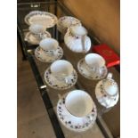 Royal Doulton part tea service in the CANTERBURY design, approx 20 pieces