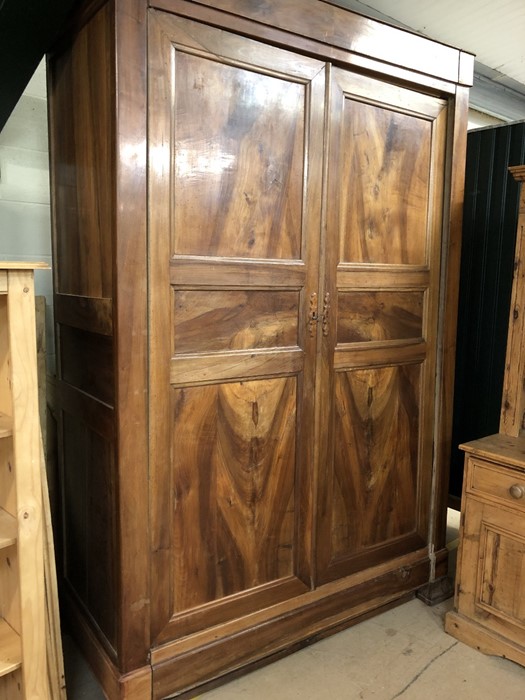 Large 19th Century French Armoire, approx 250cm tall x 154cm wide x 68cm deep - Image 2 of 5