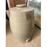 Stoneware flagon, approx 39cm in height (A/F)