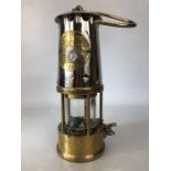 Miner's safety lamp by the Protector Lamp and Lighting Co. Ltd., Eccles, Manchester, Type 6,