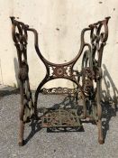 Iron Singer sewing machine base, ideal for garden table