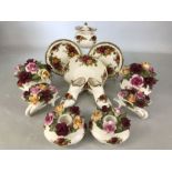 Collection of Royal Albert 'Old Country Roses' decorative china, approx 11 pieces