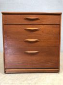 Mid Century Chest of four drawers A/F