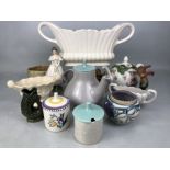 Colletion of China and figurines to include Poole, Wade, Hummel etc