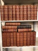 Large collection of 19th Century bound Punch magazines, approx 24 volumes, along with M H Spielmann: