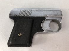 Slavia chrome blank firing starting pistol, made in Czechoslovakia, stamped 255689