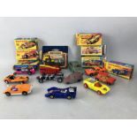 Collection of matchbox Dinky and Corgi cars to include Superfast boxed 8, 29 Matchbox boxed new 1,