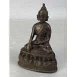 Bronze figure of a deity, approx 13cm in height