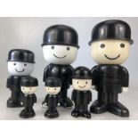 Collection of Homepride flour men, in various sizes, the largest approx 21cm, some A/F