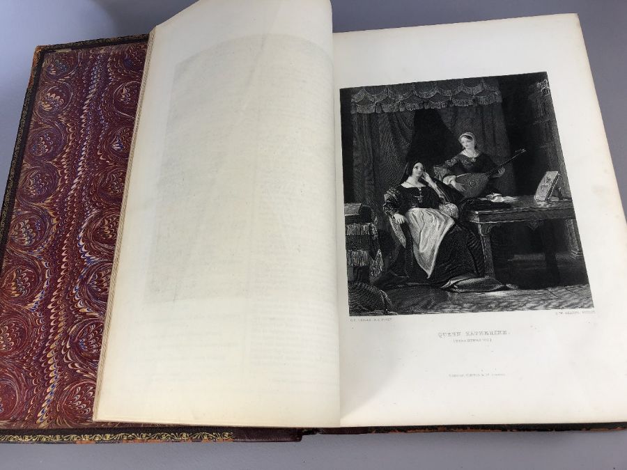 'THE WORKS OF SHAKSPERE' Imperial Edition, edited by Charles Knight, two volumes, published Virtue & - Image 5 of 11