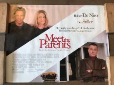 Film / cinema interest: UK quad advertising poster - 'Meet the Parents', 2000, approx 762mm x