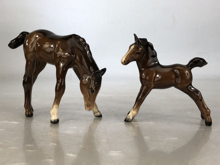 Collection of 11 Beswick horses of varying heights, to include New Forest Pony, rearing Welsh Cob, - Image 8 of 14