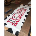 Film / cinema interest: Large cinema advertising banner - '102 Dalmations ', 2000, approx 300cm x