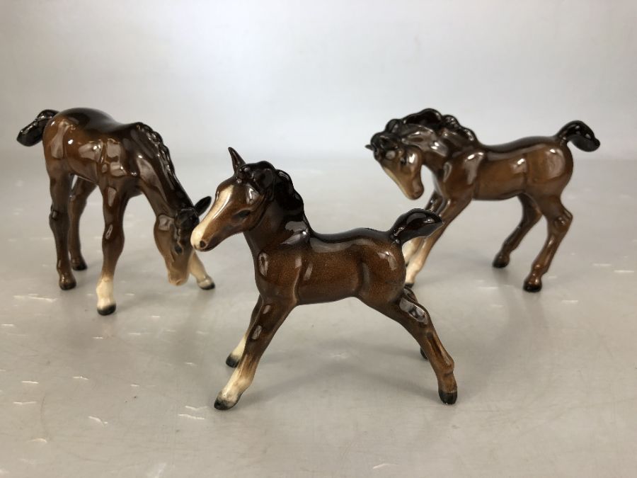 Collection of 11 Beswick horses of varying heights, to include New Forest Pony, rearing Welsh Cob, - Image 10 of 14