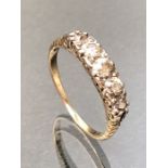 Five Stone Diamond ring size 'L'